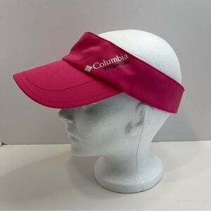 COLUMBIA pink titanium Visor hat NWOT women’s one size golf tennis sports